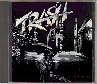 TRASH / Burnin' Rock front cover