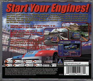 Daytona USA (USA) | back cover
