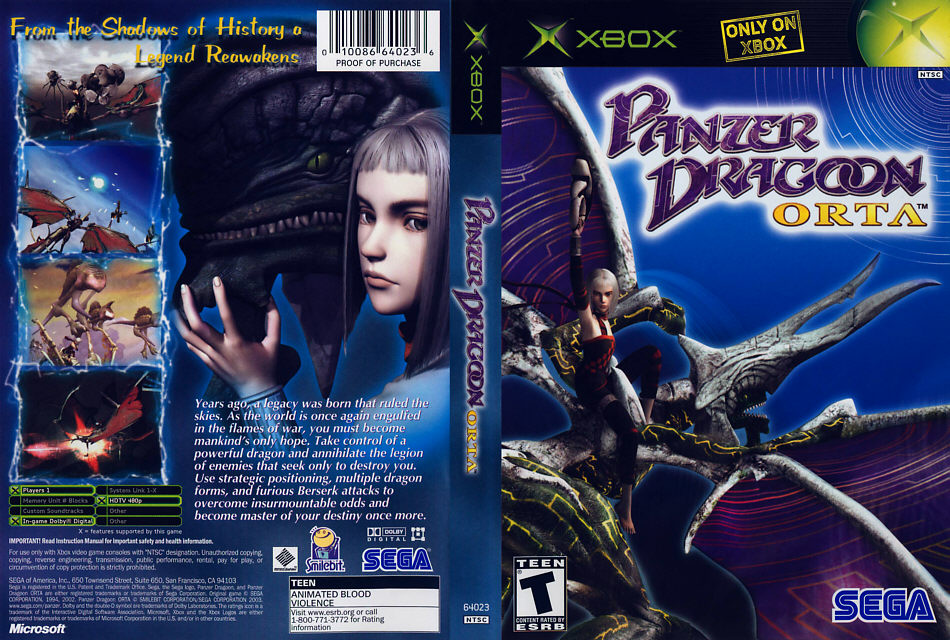 Panzer Dragoon :: Box Art/Cover Scans | Sega/Shin Force Panzer Dragoon :: Box Art/Cover Scans | Sega/Shin Force