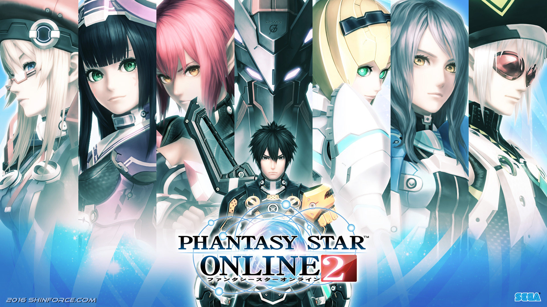 Phantasy Star Online 2 Wallpaper Sega Shin Force Elite Series Phantasy Star Series
