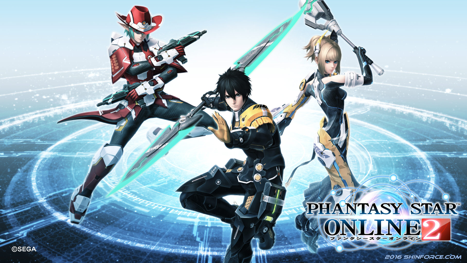 Phantasy Star Online 2 Wallpaper Sega Shin Force Elite Series Phantasy Star Series