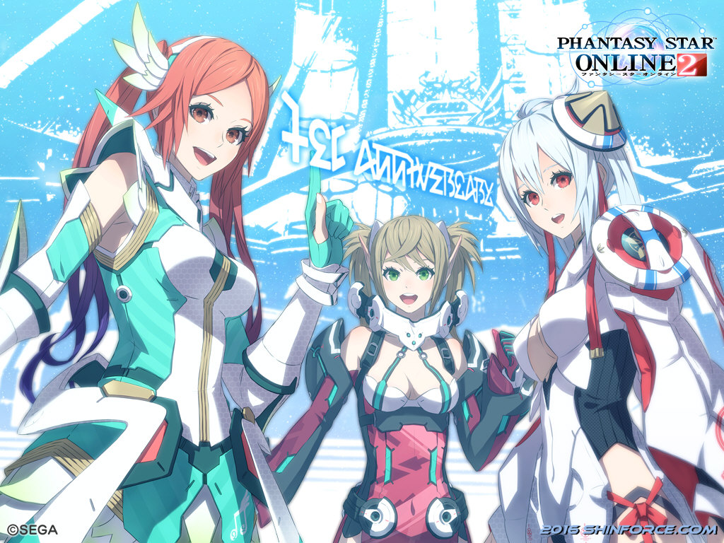 Phantasy Star Online 2 Wallpaper Sega Shin Force Elite Series Phantasy Star Series