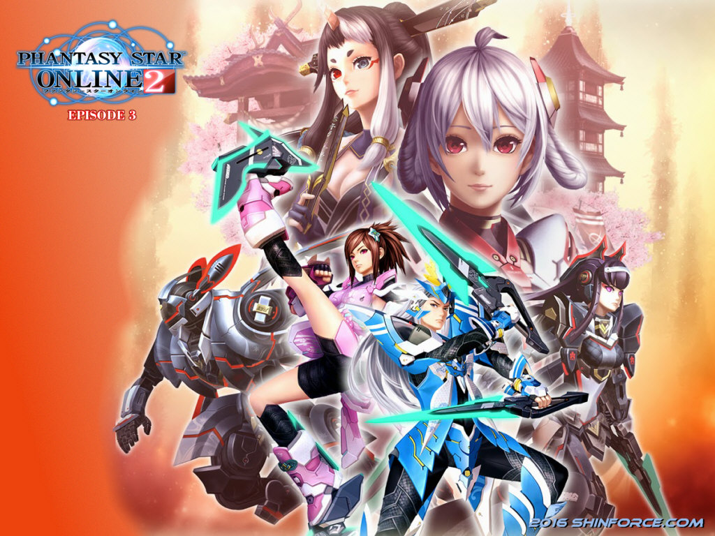 Phantasy Star Online 2 Wallpaper Sega Shin Force Elite Series Phantasy Star Series