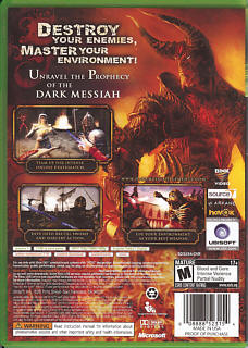 Dark Messiah MME (USA) | back