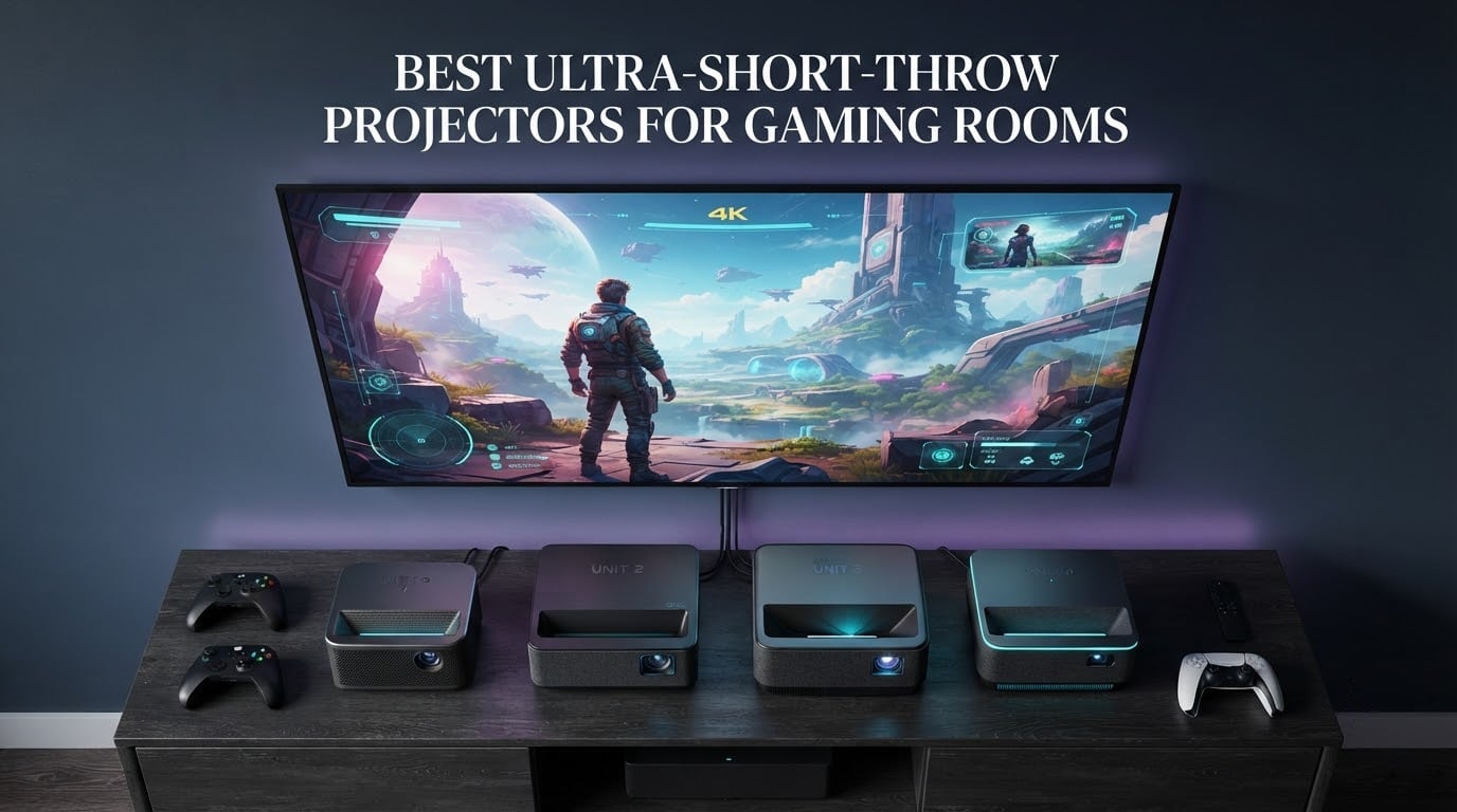 Best Ultra-Short-Throw Projectors for Gaming Rooms