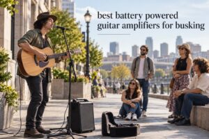 best battery powered guitar amplifiers for busking
